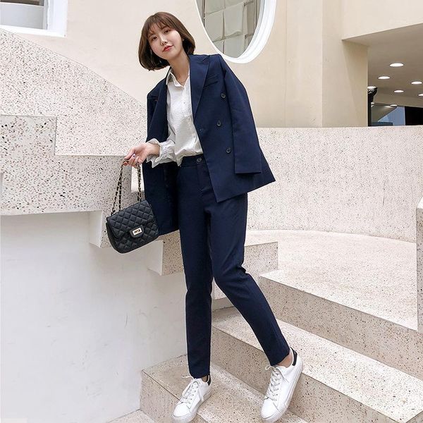 women's suits & blazers women's suit 2 piece set autumn style slim olprofessional temperament 9 points pants fashion two set1, White;black
women's suits & blazers women's suit 2 piece set autumn style slim olprofessional temperament 9 points pants fashion two set1, White;black
