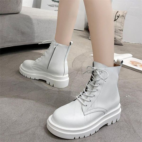 boots 2021 women ankle platform round toe lace up 5cm heel for woman zip shoes botas white black basic 34-401
boots 2021 women ankle platform round toe lace up 5cm heel for woman zip shoes botas white black basic 34-401