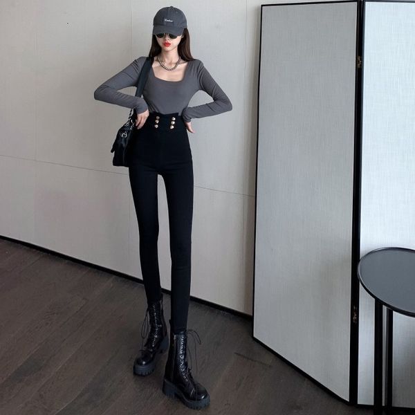2020 autumn new high waist tight jeans and slim black leggings pants women's wear
2020 autumn new high waist tight jeans and slim black leggings pants women's wear