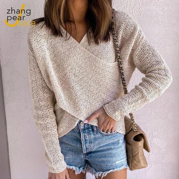 women sweater v-neck bandage sweaters knitted pullovers long sleeve sweater for women solid fashion jumper streetwear, White;black
women sweater v-neck bandage sweaters knitted pullovers long sleeve sweater for women solid fashion jumper streetwear, White;black