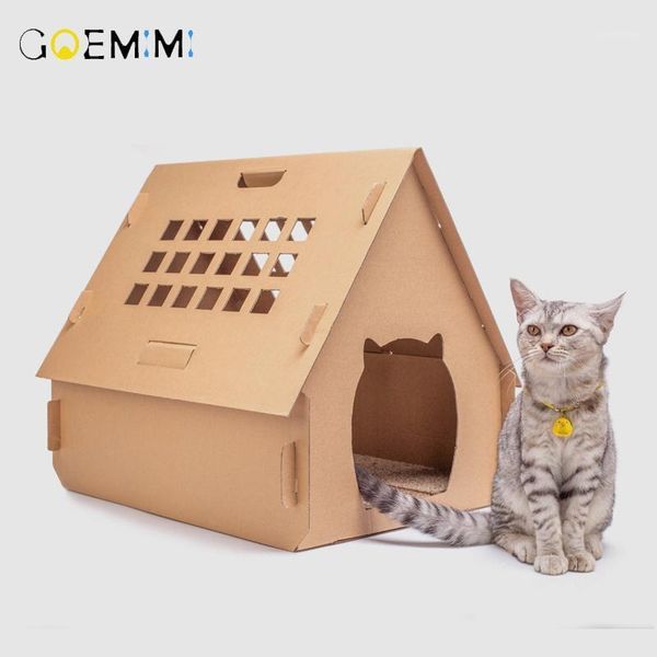 cat beds & furniture pet diy carton box house have small window tools scratch board self assembly kitten indoor corrugated paper house1
cat beds & furniture pet diy carton box house have small window tools scratch board self assembly kitten indoor corrugated paper house1
