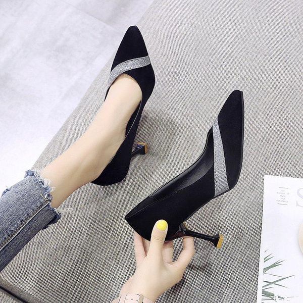 spring high heels dress shoes pointed toe woman pumps patchwork boat shoes thin heels office lady shoe zapatos mujer 7744g, Black
spring high heels dress shoes pointed toe woman pumps patchwork boat shoes thin heels office lady shoe zapatos mujer 7744g, Black