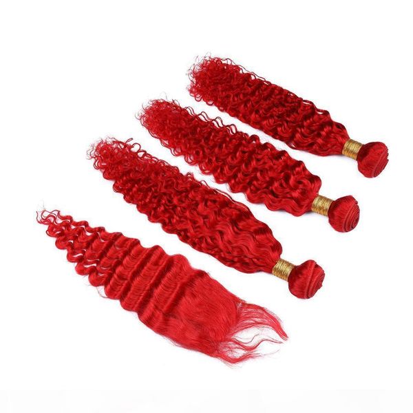 indian red deep wave bundles with closure 4" * 4" deep wavy weave hair human bundles with closure, Black;brown
indian red deep wave bundles with closure 4" * 4" deep wavy weave hair human bundles with closure, Black;brown