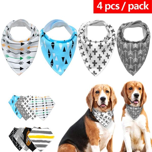 4pcs/lot pet dog puppy cat bandana collar scarf neckerchief pet accessories for small medium large dogs chihuahua cotton bbygar
4pcs/lot pet dog puppy cat bandana collar scarf neckerchief pet accessories for small medium large dogs chihuahua cotton bbygar