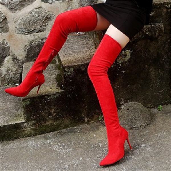female 2021 new autumn stretcher thin thigh high-fashion on the knee high-heeled boots woman shoes more 35-43 uyio, Black
female 2021 new autumn stretcher thin thigh high-fashion on the knee high-heeled boots woman shoes more 35-43 uyio, Black