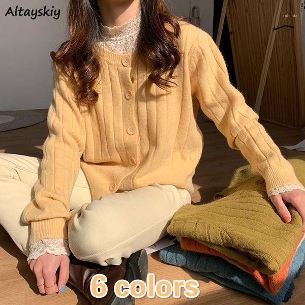 cardigan women sweaters korean lovely simple basic chic ladies fall clothes long sleeve all-match vintage fresh ladies knitwear1, White
cardigan women sweaters korean lovely simple basic chic ladies fall clothes long sleeve all-match vintage fresh ladies knitwear1, White