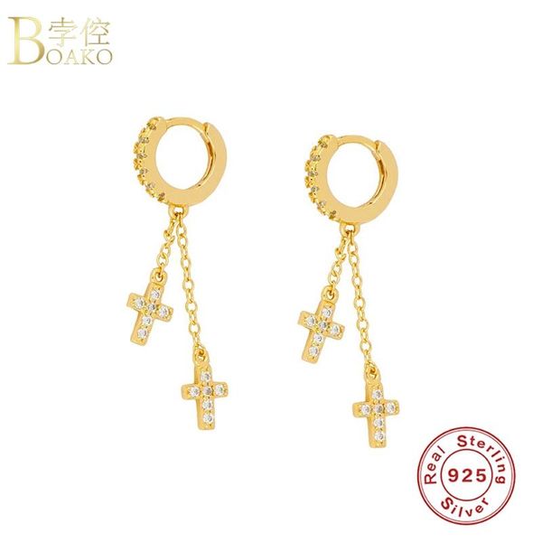 hoop & huggie boako s925 silver earrings for women 2021 cross pendiente piercing ohrringe brincos aretes party gift fine jewelry, Golden;silver
hoop & huggie boako s925 silver earrings for women 2021 cross pendiente piercing ohrringe brincos aretes party gift fine jewelry, Golden;silver
