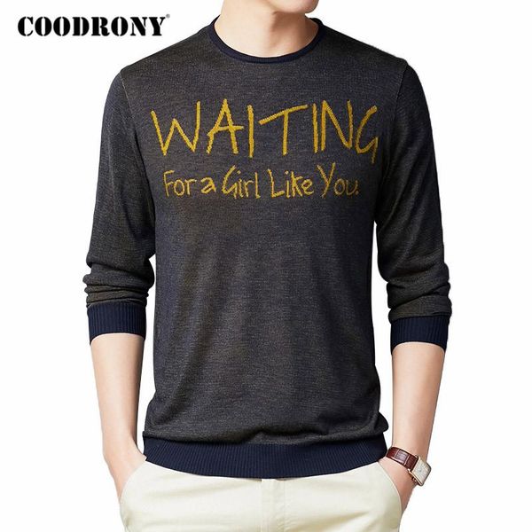 coodrony brand sweater men autumn winter cotton pullover streetwear fashion casual o-neck pull homme letter knitwear shirt c1069, White;black
coodrony brand sweater men autumn winter cotton pullover streetwear fashion casual o-neck pull homme letter knitwear shirt c1069, White;black