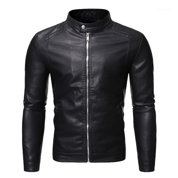 2019 autumn and winter new style fashion solid color stand collar large size men pu leather jacket jk471, Black
2019 autumn and winter new style fashion solid color stand collar large size men pu leather jacket jk471, Black