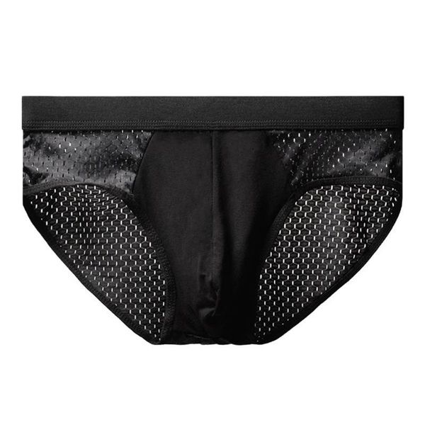 men briefs u convex breathable briefs soft underpants bikini comfy design knickers leakage, Black;white
men briefs u convex breathable briefs soft underpants bikini comfy design knickers leakage, Black;white