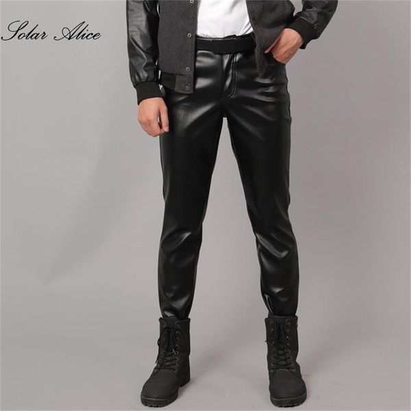 men's pants 2021 subsection youth pu leather medium waist strength waterproof artificial trousers, Black
men's pants 2021 subsection youth pu leather medium waist strength waterproof artificial trousers, Black
