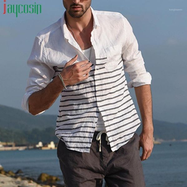 men linen striped print long sleeve shirt loose stand collar beach shirt comfortable plus size mens clothing button fashion 1, White;black
men linen striped print long sleeve shirt loose stand collar beach shirt comfortable plus size mens clothing button fashion 1, White;black