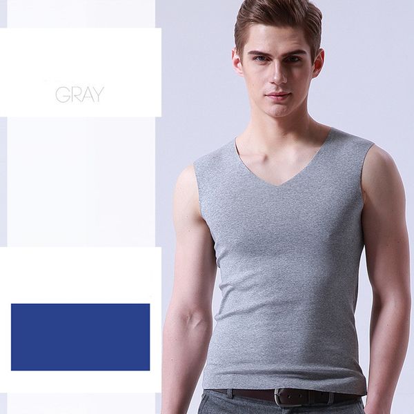 brand summer men's vests ice silk seamless t-shirt for male sleeveless solid color tight tshirt kg-22, White;black
brand summer men's vests ice silk seamless t-shirt for male sleeveless solid color tight tshirt kg-22, White;black
