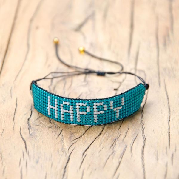 go2boho beach bracelet for ladies jewelry bohemian happy letter jewellery handmade miyuki beads pulsera friendship bracelets, Golden;silver
go2boho beach bracelet for ladies jewelry bohemian happy letter jewellery handmade miyuki beads pulsera friendship bracelets, Golden;silver