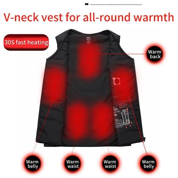 carbon fiber hiking adults washable keep warm 3 temperature levels riding outdoor camping electric heated vest usb heating solid1, Gray;blue
carbon fiber hiking adults washable keep warm 3 temperature levels riding outdoor camping electric heated vest usb heating solid1, Gray;blue