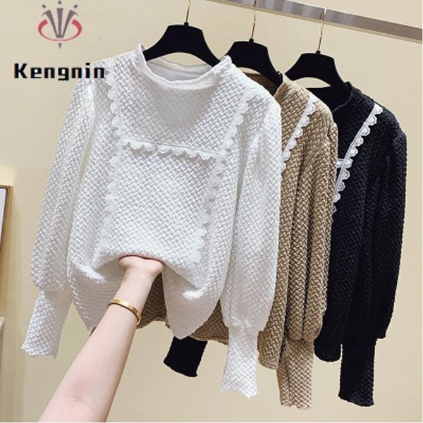 puff sleeve knitted ladies 2020 winter women's sweater loose turtleneck female jumpers clothes, White;black
puff sleeve knitted ladies 2020 winter women's sweater loose turtleneck female jumpers clothes, White;black