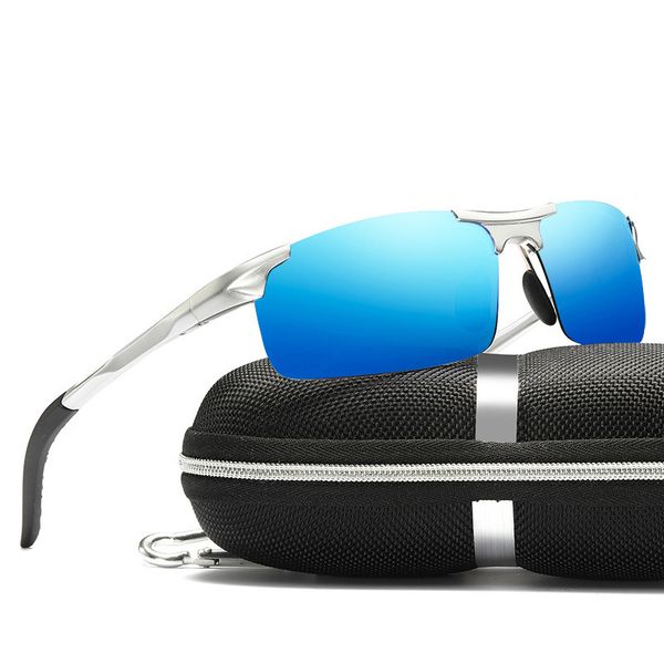 2020 mens aluminum magnesium polarized sunglasses dustproof glasses sports driving fishing sun glasses for men semi-rimless, White;black
2020 mens aluminum magnesium polarized sunglasses dustproof glasses sports driving fishing sun glasses for men semi-rimless, White;black