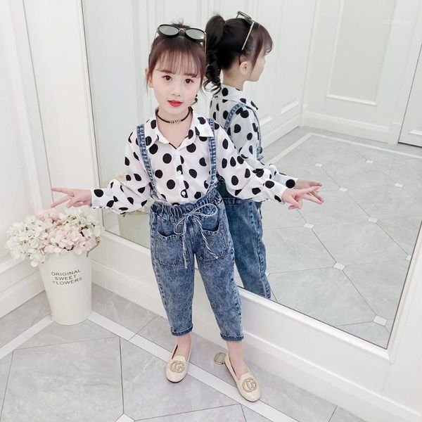 new arrival girls clothing set 2pcs kids trendy clothes fashion tracksuit for girl blouse + jumpsuit korean baby clothes 4-13y1, White
new arrival girls clothing set 2pcs kids trendy clothes fashion tracksuit for girl blouse + jumpsuit korean baby clothes 4-13y1, White