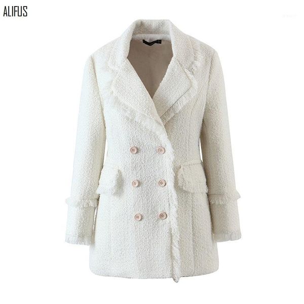2020 autumn and winter new korean style small fragrance wind fringed loose woolen coat women's lapel woolen coat1, Black
2020 autumn and winter new korean style small fragrance wind fringed loose woolen coat women's lapel woolen coat1, Black