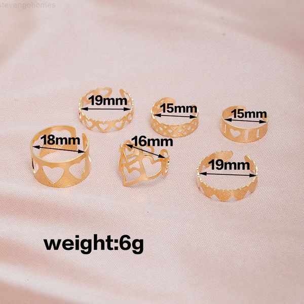 hollow wholesale manufacturers selling out 6 gold-plated allergy retro fashion joint ring, Golden;silver
hollow wholesale manufacturers selling out 6 gold-plated allergy retro fashion joint ring, Golden;silver
