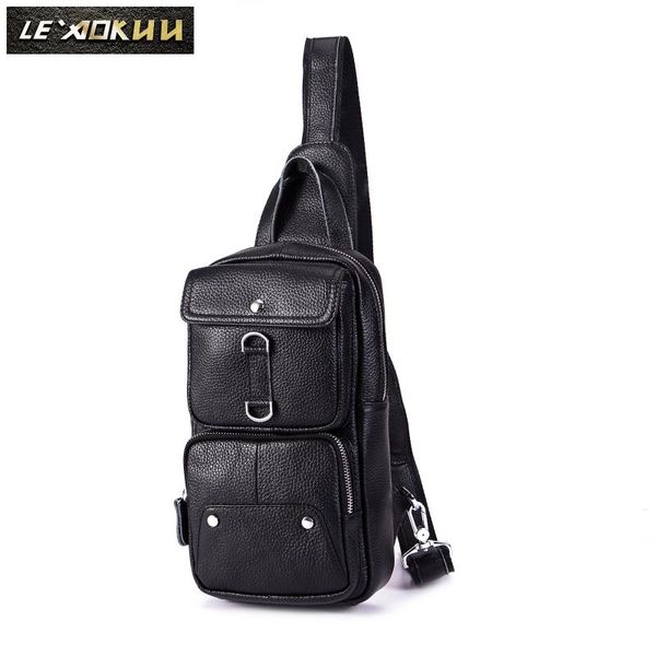 waist bags men original leather casual fashion travel chest sling bag design 8" tablet daypack one shoulder crossbody male 20310
waist bags men original leather casual fashion travel chest sling bag design 8" tablet daypack one shoulder crossbody male 20310