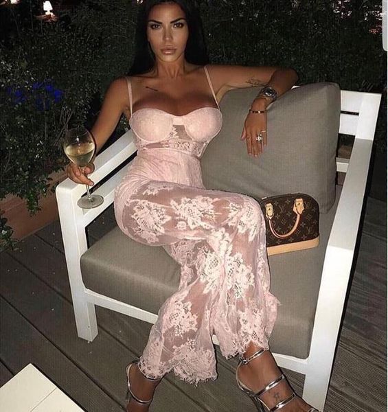 plus size xl ladies lace black beige bandage jumpsuit 2020 celebrity designer fashion jumpsuit, Black;white
plus size xl ladies lace black beige bandage jumpsuit 2020 celebrity designer fashion jumpsuit, Black;white