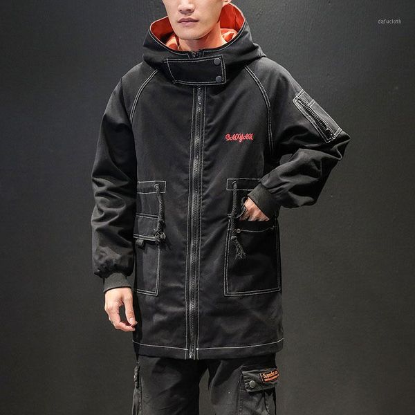 mens new autumn hooded trench coat fashion long overcoat casual solid outwear men's windbreakers black army green1, Tan;black
mens new autumn hooded trench coat fashion long overcoat casual solid outwear men's windbreakers black army green1, Tan;black