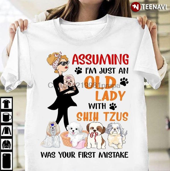 men t shirt assuming i'm just an old lady with shih tzus was your first mistake tshirts sport hooded sweatshirt hoodie
men t shirt assuming i'm just an old lady with shih tzus was your first mistake tshirts sport hooded sweatshirt hoodie