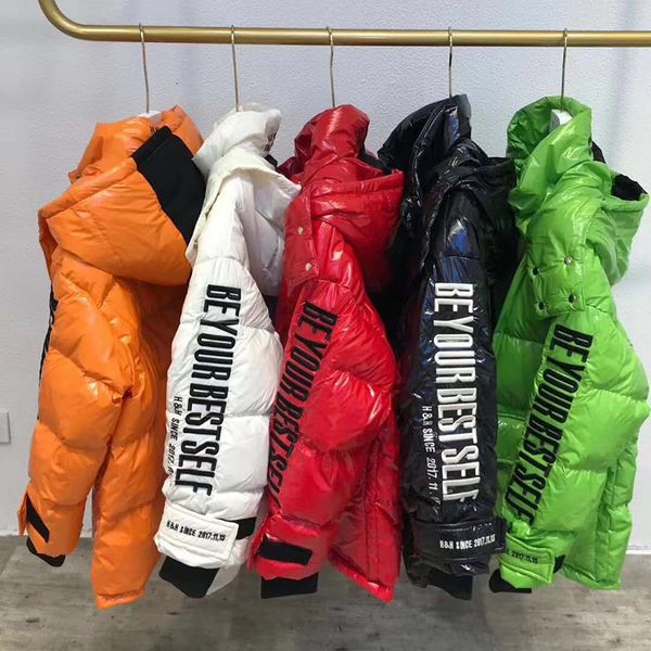 winter parker down jacket women's waterproof shiny candy-colored white duck down coat women's medium long loose hooded overcoat, Black
winter parker down jacket women's waterproof shiny candy-colored white duck down coat women's medium long loose hooded overcoat, Black
