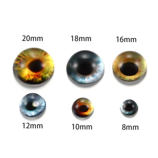 10pcs/lot 8-20mm cat eye pattern glass cabochons dome cover cabochon diy for jewelry making finding supplies accessories pendant q bbywbl, Black
10pcs/lot 8-20mm cat eye pattern glass cabochons dome cover cabochon diy for jewelry making finding supplies accessories pendant q bbywbl, Black