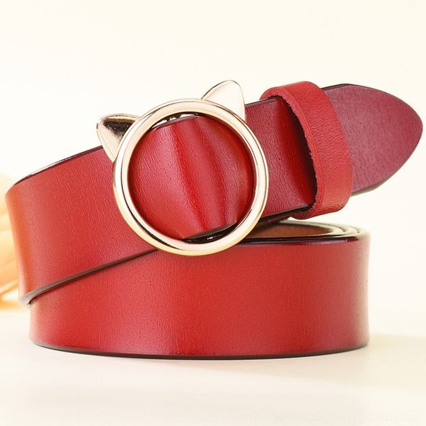 onraw pure leather lady cat girls sweet leather korean earspants versatile dress dress belt ins belt x8kcd, Black;brown
onraw pure leather lady cat girls sweet leather korean earspants versatile dress dress belt ins belt x8kcd, Black;brown