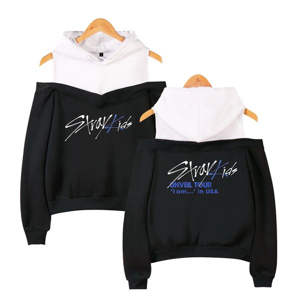 kpop stray kids miroh high street streetwear fashion off-shoulder hoodies sweatshirt women hip-hop hoodies women new idol 1014, Black
kpop stray kids miroh high street streetwear fashion off-shoulder hoodies sweatshirt women hip-hop hoodies women new idol 1014, Black