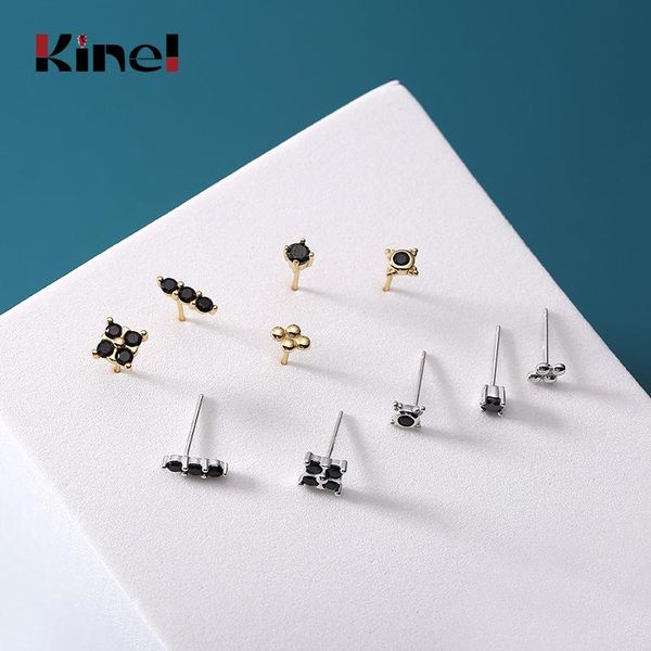 kinel 5 piece set new bijoux 925 sterling silver small stud earrings for women wedding brand fashion jewelry delivery, Golden;silver
kinel 5 piece set new bijoux 925 sterling silver small stud earrings for women wedding brand fashion jewelry delivery, Golden;silver