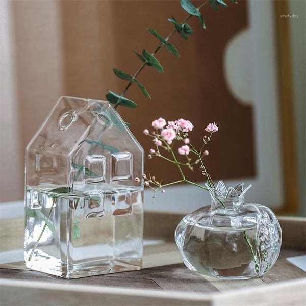 vases simple modern creative glass transparent mini vase ins dry flowers small the living room decoration ornament1
vases simple modern creative glass transparent mini vase ins dry flowers small the living room decoration ornament1
