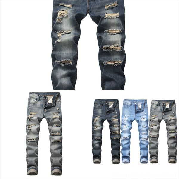 tx7bs autumn denim trend hole man jeans brand mens skinny trousers jeans mouth zip up fashion gradient ripped jeans hip hop new vintage, Black
tx7bs autumn denim trend hole man jeans brand mens skinny trousers jeans mouth zip up fashion gradient ripped jeans hip hop new vintage, Black