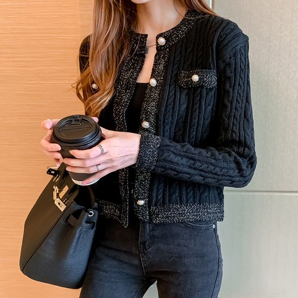 tam9c new style small fragrance temperament pearl neck slim fitting long pearlpearlwo round button cardigan knitted small coat pearls, White;black
tam9c new style small fragrance temperament pearl neck slim fitting long pearlpearlwo round button cardigan knitted small coat pearls, White;black