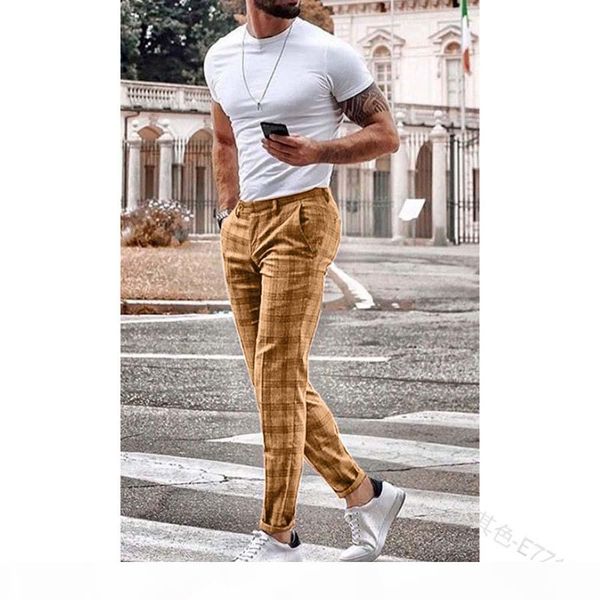 men fashion casual pants trousers slim fit low waist comfort stretch chino pants, Black