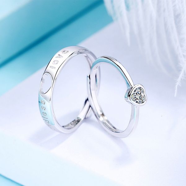s925 sterling silver ring for couples: a pair of open rings for girlfriends on valentine's day
s925 sterling silver ring for couples: a pair of open rings for girlfriends on valentine's day