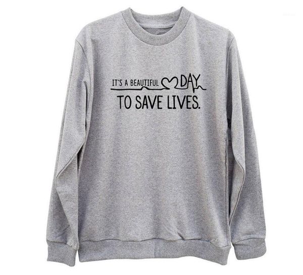 its a beautiful day to save lives "greys anatomy sweatshirt womens long sleeve shirt tumblr college crewneck pink hoodies1, Black
its a beautiful day to save lives "greys anatomy sweatshirt womens long sleeve shirt tumblr college crewneck pink hoodies1, Black