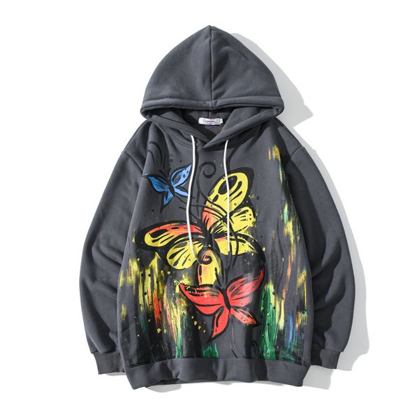 2021 new hoodiesx hip graffiti butterfly flowers printed velo hoodie sweaters fashion outwear 2jkq, Black
2021 new hoodiesx hip graffiti butterfly flowers printed velo hoodie sweaters fashion outwear 2jkq, Black