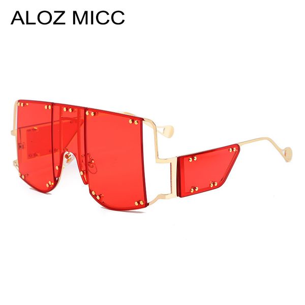 designer aloz micc oversized square sunglasses women fashion shades men glasses 2019 luxury rivet metal frame female sunglass gafasa621, White;black
designer aloz micc oversized square sunglasses women fashion shades men glasses 2019 luxury rivet metal frame female sunglass gafasa621, White;black