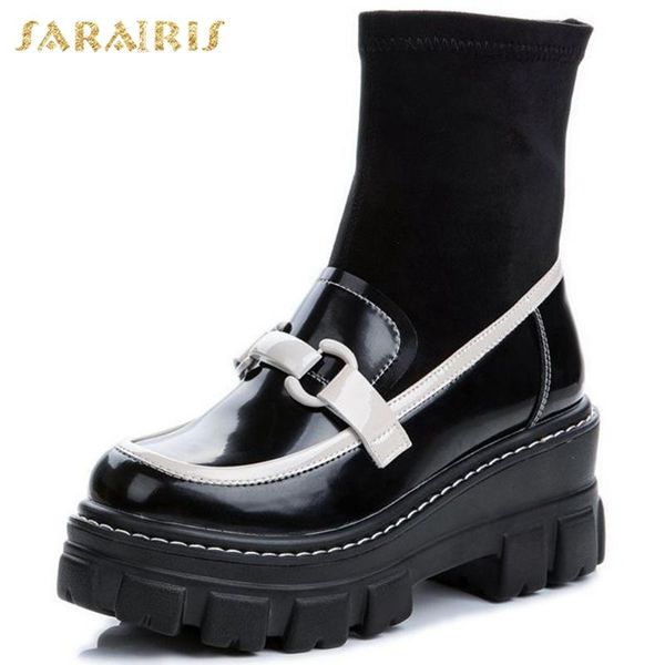 2021 brand design stretch fabric leisure chic shoes women boots tire sole split leather ins trendy winter boots female, Black
2021 brand design stretch fabric leisure chic shoes women boots tire sole split leather ins trendy winter boots female, Black