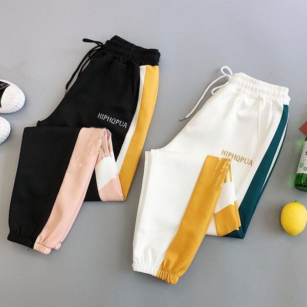 new sports women's harem harajuku streetwear nine korean version of the loose thin section casual pants y200114, Black;white
new sports women's harem harajuku streetwear nine korean version of the loose thin section casual pants y200114, Black;white