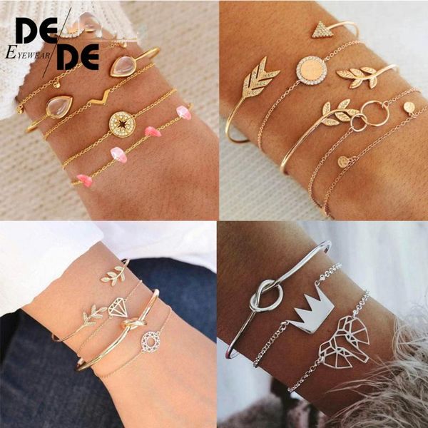 5pcs/set bohemian compass charm bracelets for women girls pink crystal gold color chain bracelets sets jewelry gifts, Golden;silver
5pcs/set bohemian compass charm bracelets for women girls pink crystal gold color chain bracelets sets jewelry gifts, Golden;silver