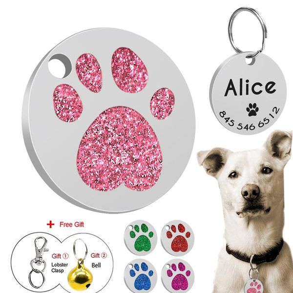 glitter paw pet dog id tags personalized stainless steel id tag anti-lost for puppy cat custom engraved name collar acc sqcjzq
glitter paw pet dog id tags personalized stainless steel id tag anti-lost for puppy cat custom engraved name collar acc sqcjzq