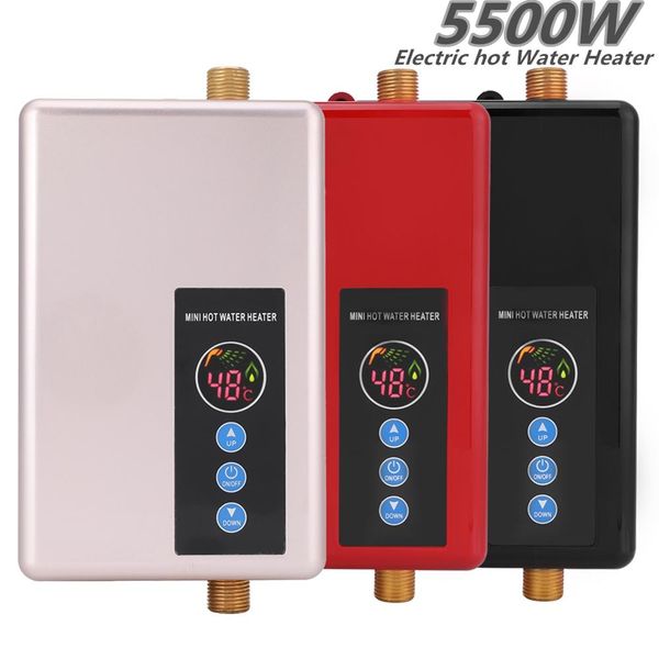 5500w instant tankless electric water heater faucet kitchen quick heating tap shower water heaters bath led display free
5500w instant tankless electric water heater faucet kitchen quick heating tap shower water heaters bath led display free