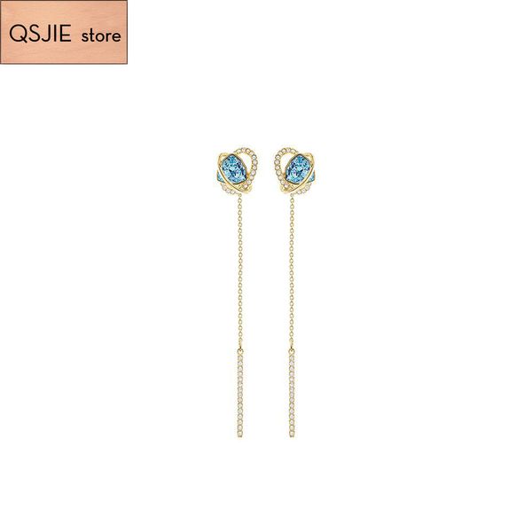 qsjie swa new generation fashion flash female temperament long-style jewelry earrings charming fashion jewelry, Golden;silver
qsjie swa new generation fashion flash female temperament long-style jewelry earrings charming fashion jewelry, Golden;silver
