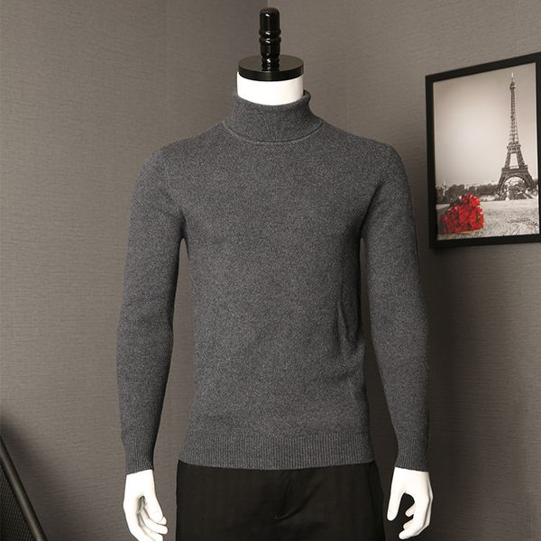 2020 brand autumn and winter men's sweater lapel solid color casual knit pullover for male turtleneck sweater, White;black
2020 brand autumn and winter men's sweater lapel solid color casual knit pullover for male turtleneck sweater, White;black
