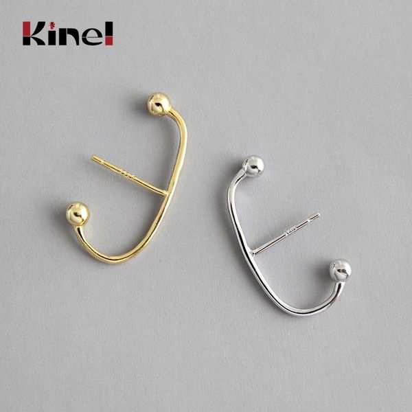 kinel earrings korean style woman 925 sterling silver earring ins minimalist c-type stud two-tone simple design fine jewelry, Golden;silver
kinel earrings korean style woman 925 sterling silver earring ins minimalist c-type stud two-tone simple design fine jewelry, Golden;silver