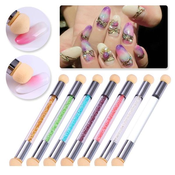 1pcs double-ended gradient nail brush sponge pen acrylic gel glitter powder picking dotting nail art brush jllfnb, Silver;gold
1pcs double-ended gradient nail brush sponge pen acrylic gel glitter powder picking dotting nail art brush jllfnb, Silver;gold